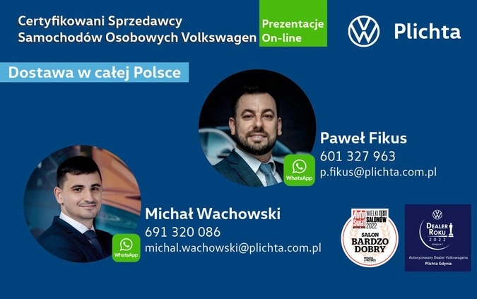 Volkswagen T-Roc cena 136900 przebieg: 5, rok produkcji 2024 z Blachownia małe 121